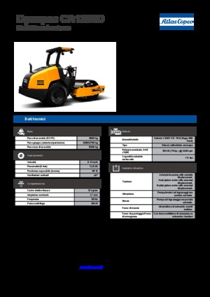 одновальцові дорожні катки Dynapac CA 1300 D