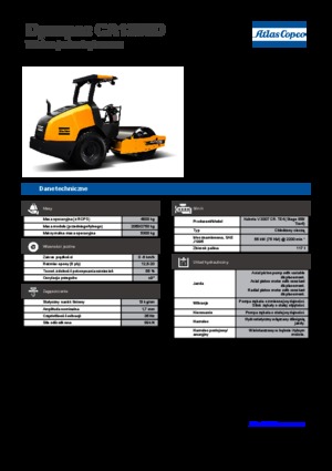 одновальцові дорожні катки Dynapac CA 1300 D