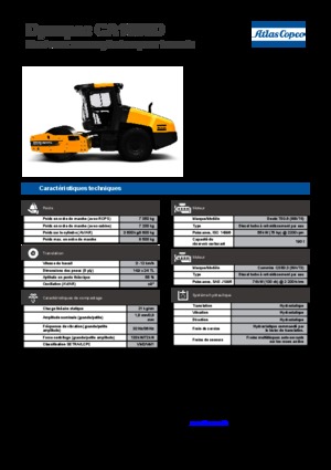 одновальцові дорожні катки Dynapac CA 1500 D