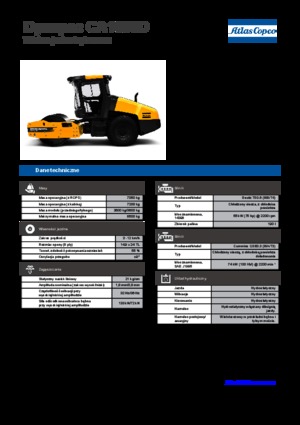 одновальцові дорожні катки Dynapac CA 1500 D