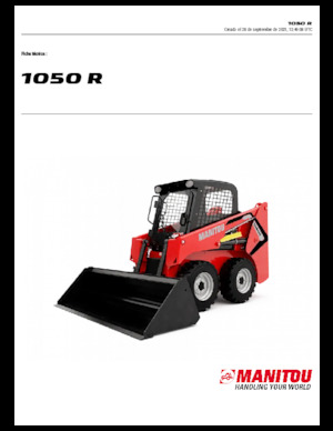 Міні-навантажувачі Manitou 1050R