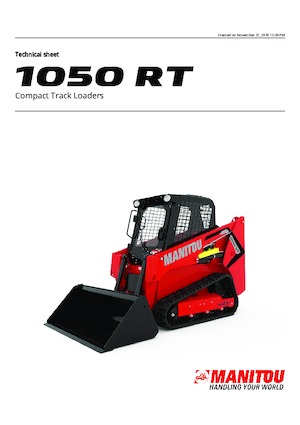 Міні-навантажувачі Manitou 1050RT