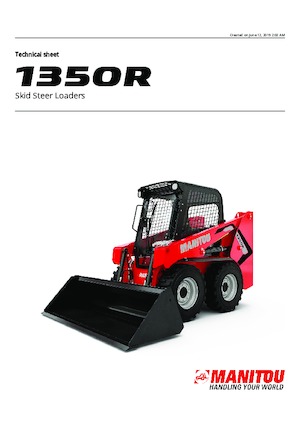 Міні-навантажувачі Manitou 1350R