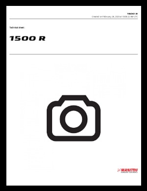 Міні-навантажувачі Manitou 1500R