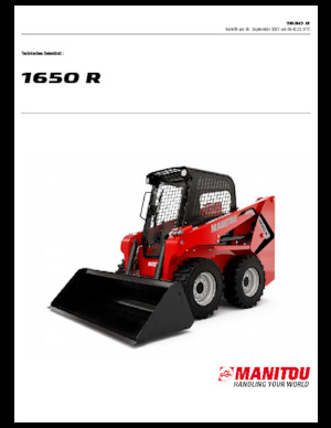 Міні-навантажувачі Manitou 1650R