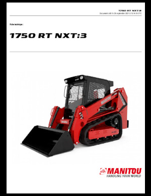 Міні-навантажувачі Manitou 1750RT NXT:3
