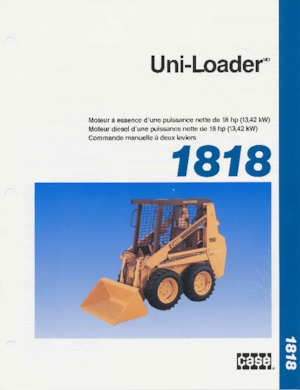 Міні-навантажувачі Case 1818