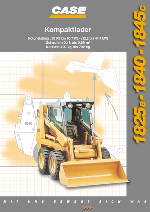 Міні-навантажувачі Case 1840