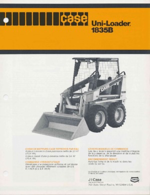 Міні-навантажувачі Case 1835B 