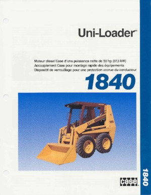 Міні-навантажувачі Case 1845C 