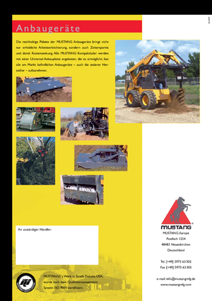 Міні-навантажувачі Mustang 2012