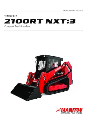 Міні-навантажувачі Manitou 2100RT NXT:3