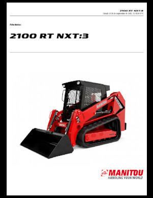 Міні-навантажувачі Manitou 2100RT NXT:3
