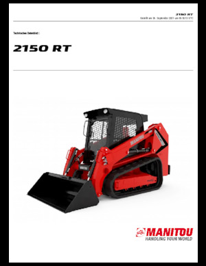 Міні-навантажувачі Manitou 2150RT