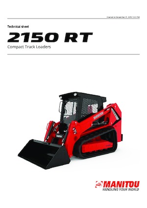 Міні-навантажувачі Manitou 2150RT