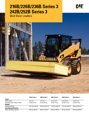 Міні-навантажувачі Caterpillar 216B II