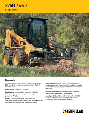 Міні-навантажувачі Caterpillar 226B II
