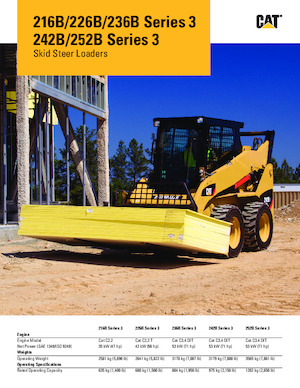 Міні-навантажувачі Caterpillar 226B Series 3