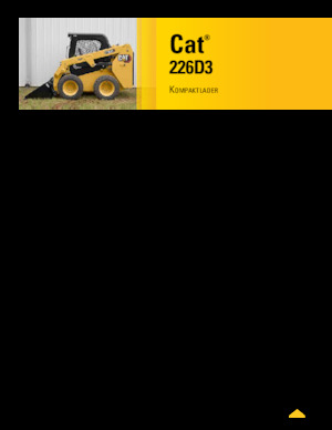 Міні-навантажувачі Caterpillar 226D Series 3