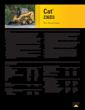 Міні-навантажувачі Caterpillar 236D Series 3