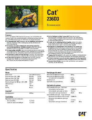 Міні-навантажувачі Caterpillar 236D Series 3