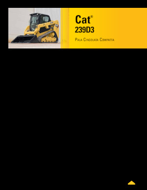 Міні-навантажувачі Caterpillar 239D Serie 3 Deltalader