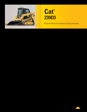 Міні-навантажувачі Caterpillar 239D Serie 3 Deltalader