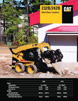 Міні-навантажувачі Caterpillar 232B