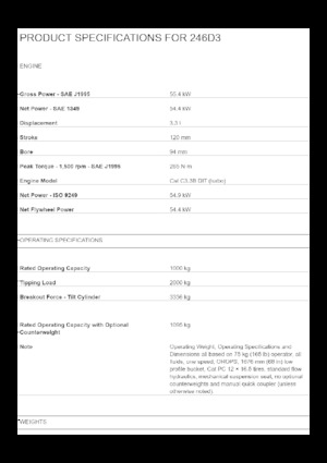 Міні-навантажувачі Caterpillar 246D3