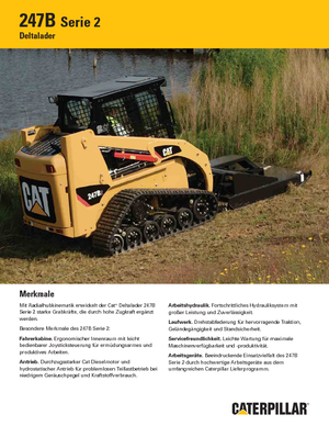 Міні-навантажувачі Caterpillar 247B II