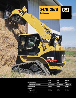 Міні-навантажувачі Caterpillar 247B