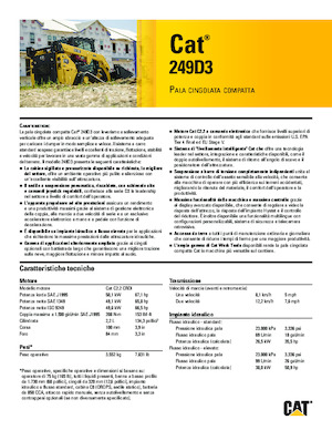 Міні-навантажувачі Caterpillar 249D3