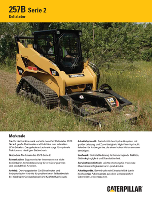 Міні-навантажувачі Caterpillar 257B