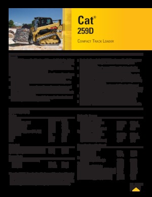 Міні-навантажувачі Caterpillar 259D