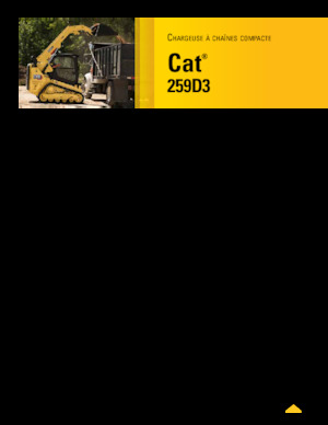Міні-навантажувачі Caterpillar 259D Serie 3 Deltalader