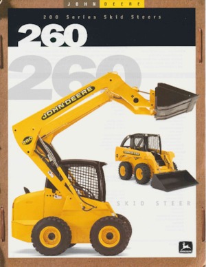Міні-екскаватори John Deere Construction 260