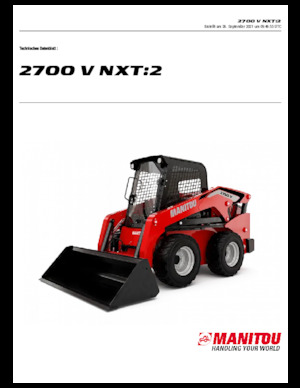 Міні-навантажувачі Manitou 2700V NXT:2