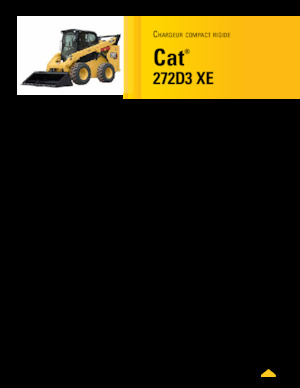 Міні-навантажувачі Caterpillar 272D XE Serie 3
