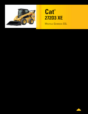 Міні-навантажувачі Caterpillar 272D XE Serie 3