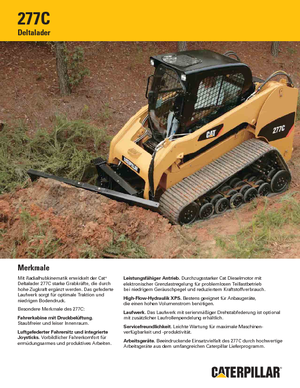 Міні-навантажувачі Caterpillar 277C