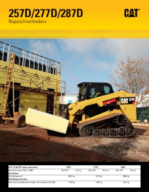 Міні-навантажувачі Caterpillar 287D