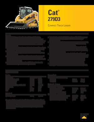 Міні-навантажувачі Caterpillar 279D