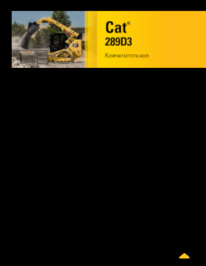 Міні-навантажувачі Caterpillar 289D Serie 3 Deltalader