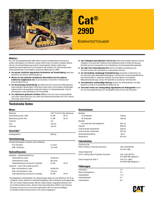 Міні-навантажувачі Caterpillar 299D2 XHP