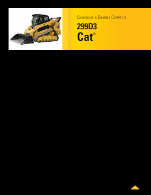 Міні-навантажувачі Caterpillar 299D Serie 3 Deltalader