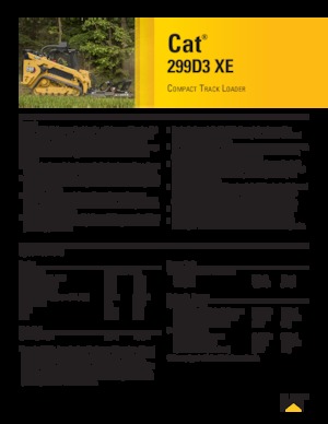 Міні-навантажувачі Caterpillar 299D XE Serie 3 Deltalader