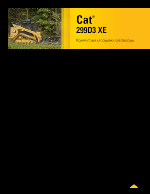 Міні-навантажувачі Caterpillar 299D XE Serie 3 Deltalader