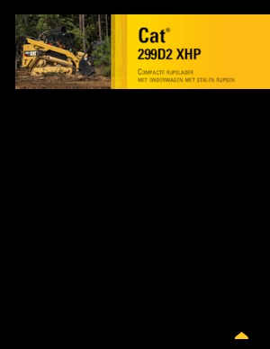 Міні-навантажувачі Caterpillar 299D2  XHP