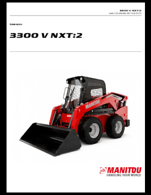 Міні-навантажувачі Manitou 3300V NXT:2