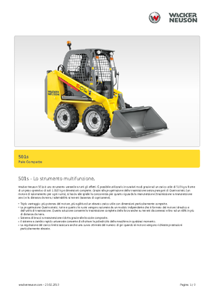 Міні-навантажувачі Neuson 501s